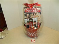 Gift Pail - Metal pail, popcorn, glasses, bottle