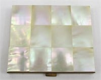 Vintage Marhill Genuine Mother of Pearl Compact