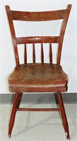 Antique Curve Back Wooden Chair