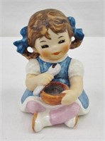 Vintage Goebel Germany "Girl Eating Pudding" 3.5"