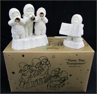 Dept 56 Snowbabies 'Three Tiny Trumpeters' Figures