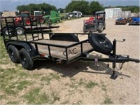 *2022 C-5 Tandem 12' Trailer with Gate