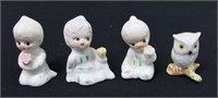 4pc Vintage Porcelain Napcoware Babies 1.5"