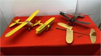 Balsa Wood Model Airplanes