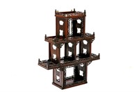 CHINESE MULTI-TIERED DISPLAY CABINET STAND