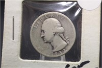 1932-S Washington Silver Quarter Key Date