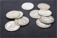 Lot of 10 Silver Dimes