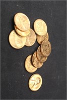 Lot of Uncirculated Wheat Cents