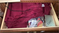 Drawer of Cloth and Assorted Items
