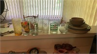 Lot of Dishes and Glasses