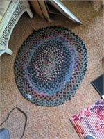 Small braided rug