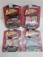 Four NIP Collector Club Johnny Lightning Cars