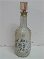 16" Tall Jack Daniels No. 7 Whiskey Bottle