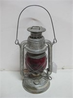 13" Little Supreme No. 150 Lantern W/ Red Globe