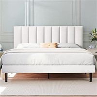 Brand New Full Grey Twin Bed Frame, Molblly Bed Fr