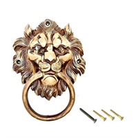Open Box   eSplanade Brass Lion Face Mouth Door Kn