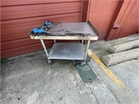 Stainless Steel Rolling Work Cart 36"L x 30"W x 29