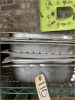 7 pcs Stainless Steel Slotted Pan Var Sizes