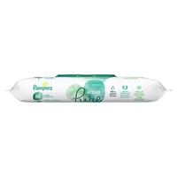 Brand New   Pampers Baby Wipes, Aqua Pure 1X Pop-T