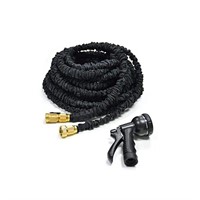 Open Box   Boat RV ÿExpandable 50ft Hose with 7 Fu