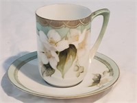 Small Bone China TEACUP with saucer from Germany,