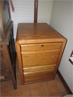 wood file cabinet