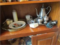 tea set,vase & all misc items