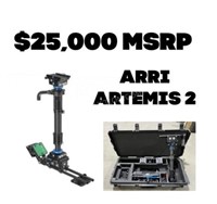 $25K++ Arri Artemis 2 Pro Camera Stabilizer w/Case