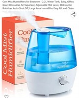 MSRP $40 Cool Mist Humidifier