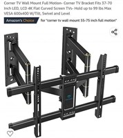 MSRP $78 Corner TV Wall Mount