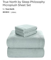 MSRP $92 Kohls Queen Microplush Sheet Set