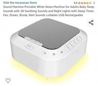 MSRP $17 White Noise Machine