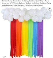 MSRP $13 Rainbow Decoration