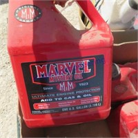3 gallons and 1/2gal of Marvel mystery oil, 1price