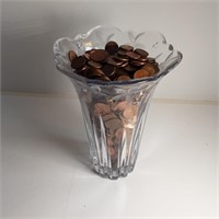 Vase full of pennies