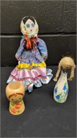 Kokeshi-style doll, cultural dolls - YM