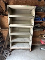 Metal 5 drawer filing cabinet- 36x18x65” tall- no