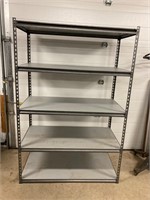 Metal adjustable shelving. 24” x 48” x 72” high