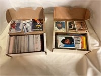 2 boxes of assorted sports cards