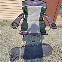 Camp chair with bag
