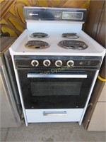 Brown Apartment Size Electric Stove