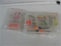 Two Small Organizers w/ Lures and Gear