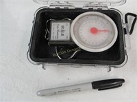 Fish Dial Scale and Tape Neasure in Waterproof Box