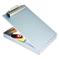 METAL CLIPBOARD WITH STORAGE