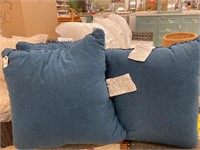 Lot of 3 Blue Target Pillows