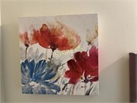 Canvas Flower Picture - 12 x 12