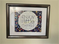 2 Framed Inspirational Pictures - 16 x 13