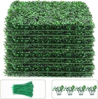 12pcs 20" X 20" Artificial Boxwood Panels Grass
