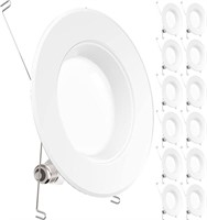 LED Recessed Lighting 6 Inch, 12 Pack