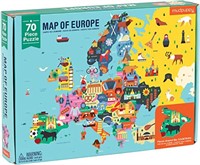 Mudpuppy Map of Europe Geography Puzzle (70 Piec